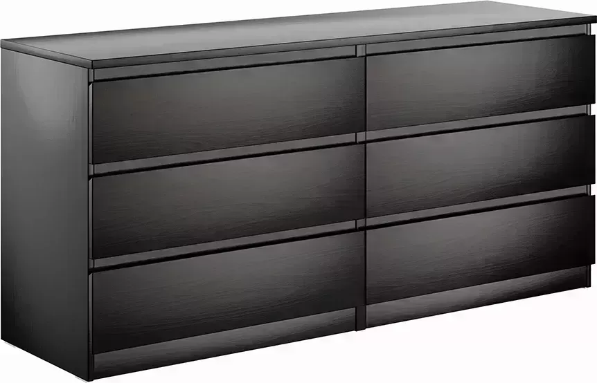 Комод VMG Industry (для IKEA) Мальта 6 ящиков дуб венге