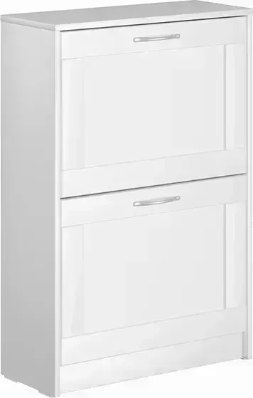 Тумба VMG Industry (для IKEA) для обуви Сириус 2 ячейки белая