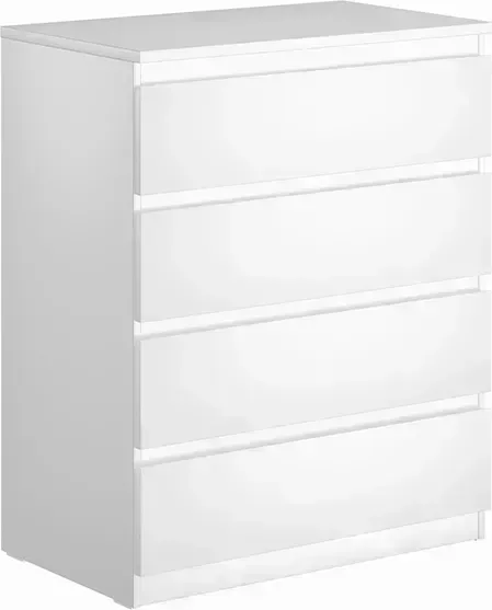 Комод VMG Industry (для IKEA) высокий Мальта 4 ящика белый