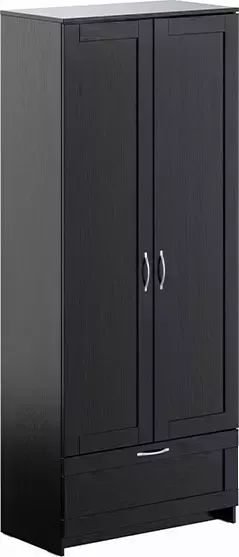 Шкаф VMG Industry (для IKEA) двухдверный Сириус с 1 ящиком дуб венге