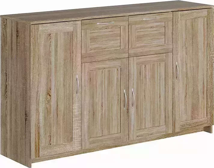 Комод VMG Industry (для IKEA) с дверцами Сириус 2 ящика сонома