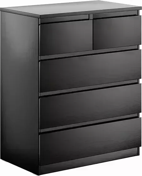 Комод VMG Industry (для IKEA) Мальта 5 ящиков дуб венге