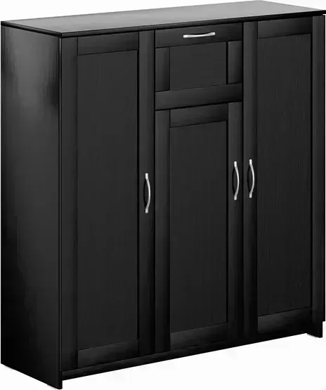 Комод VMG Industry (для IKEA) с дверцами Сириус 1 ящик дуб венге