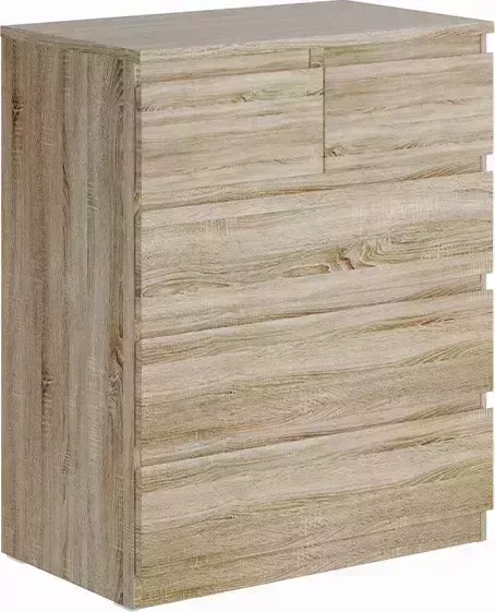 Комод VMG Industry (для IKEA) Мальта 5 ящиков сонома