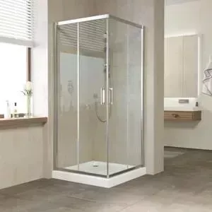 Душевой уголок Vegas Glass ZA 0090 08 01 профиль глянцевый хром, стекло прозрачное