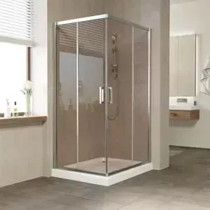 Душевой уголок Vegas Glass ZA 110*80 08 05 профиль глянцевый хром, стекло бронза