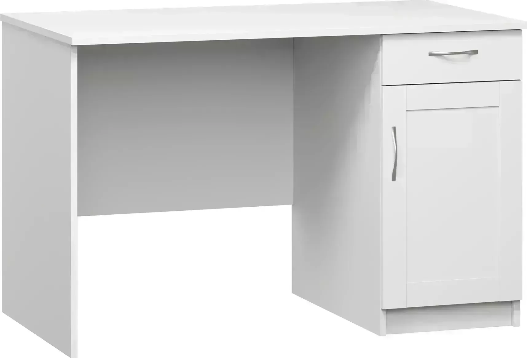 Стол письменный VMG Industry (для IKEA) с Ка тор белый тумбой