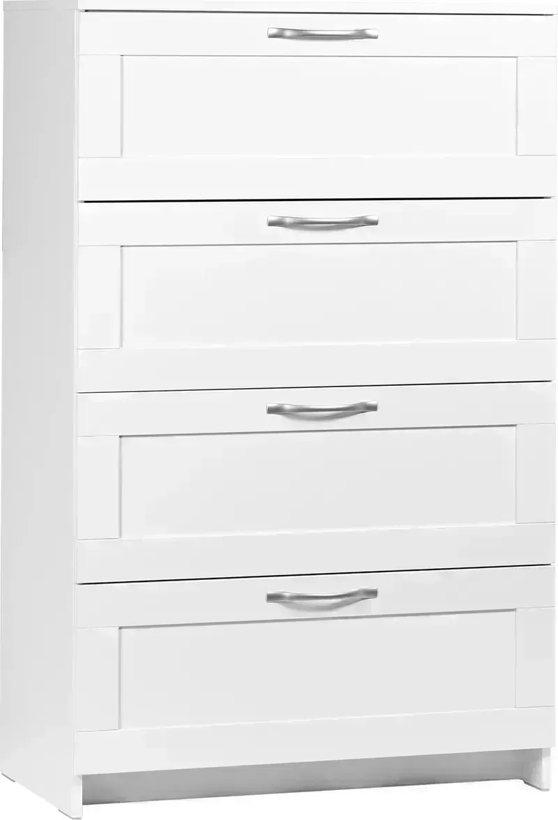 Комод VMG Industry (для IKEA) Сириус белый 4 ящика