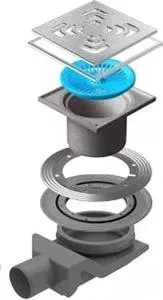 Душевой трап PESTAN Square 4 Mask 150 мм (13000084)