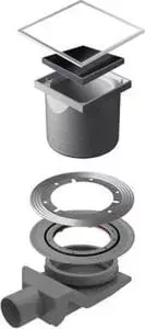 Душевой трап PESTAN Black Glass 4 150 мм (13000092)