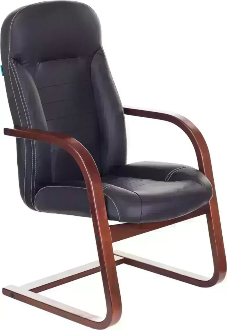 Кресло офисное Бюрократ T-9923WALNUT-AV черное