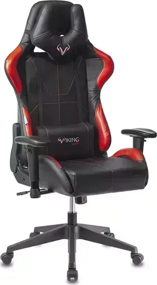 Кресло офисное Бюрократ игровое Zombie Viking 5 Aero черное / красное