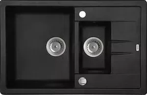 Мойка кухонная IDDIS Vane G 500x780 черный (V16B785i87)