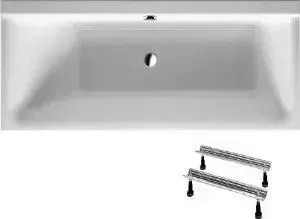 Акриловая ванна Duravit P3 COMFORTS 170x70 см с ножками, левая (700373000000000+790100000000000)