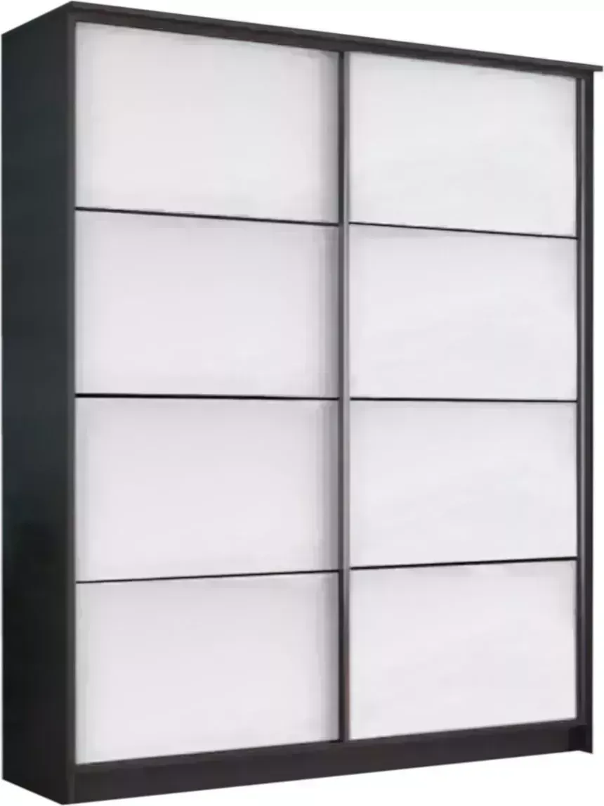 Шкаф-купе STOLLINE Байкал-2 стл.268.12 дуб феррара / белый глянец