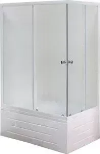 Душевой уголок Royal Bath 120*80*200 стекло шиншилла левый (RB8120BP-C-L)