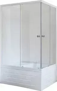 Душевой уголок Royal Bath 120*80*200 стекло прозрачное левый (RB8120BP-T-L)