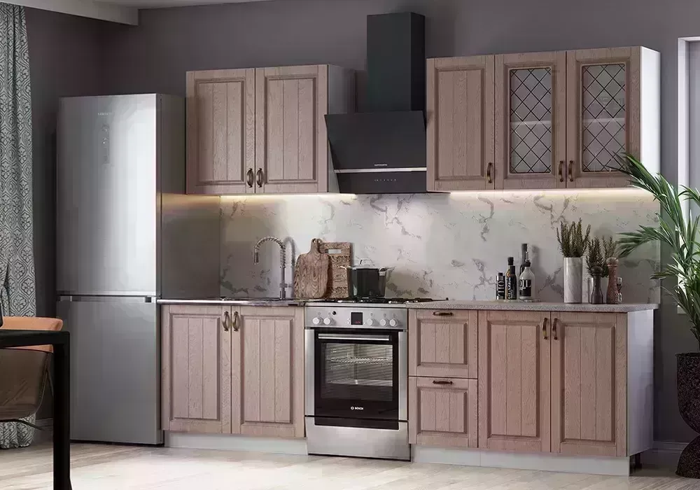 Кухонный гарнитур Миф м Кухня Настя 2.0 трюфель