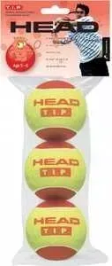 Мяч для большого тенниса Head T.I.P Red (578213), уп. 3 шт, цвет желтый