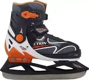 Коньки ледовые ACTION PW-650 раздвижные р.31-34
