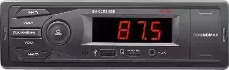 Автомагнитола SOUNDMAX SM-CCR3169B(черный)
