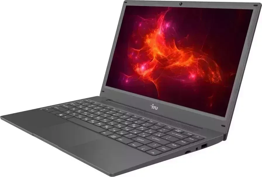 Ноутбук IRU Калибр 14TLH Core i3 1115G4 8Gb SSD1Tb Intel Iris Xe graphics 14.1 IPS FHD (1920x1080) Free DOS grey WiFi BT Cam 4500mAh (1912669) i3 Xe BT
