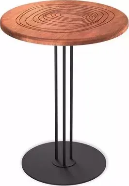 Стол журнальный SHEFFILTON SHT-CT44-3/H43 МДФ/металл кариф/черный муар (251892) Столик