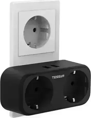 Сетевой фильтр TESSAN TS-321-DE черный