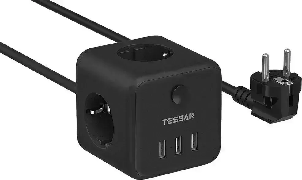 Сетевой фильтр TESSAN TS-301 черный