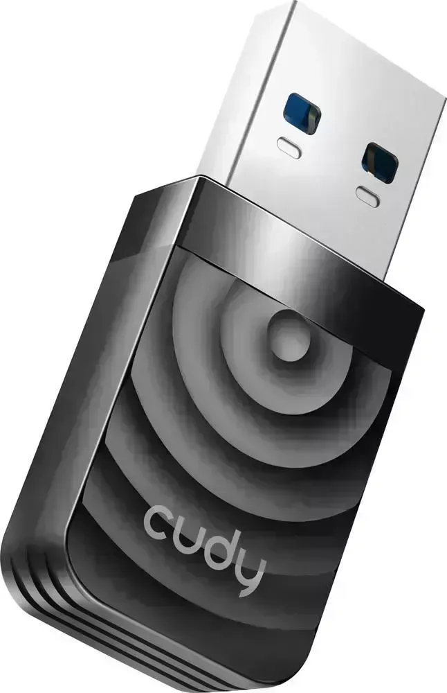 Адаптер Wi-Fi CUDY WU1300S черный USB адаптер