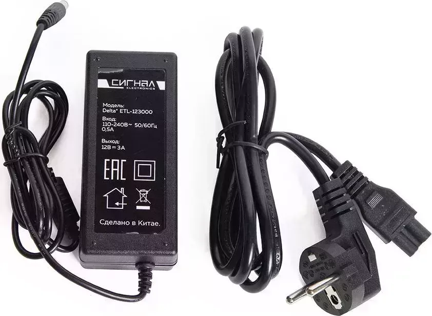 Блок питания СИГНАЛ [ETL-123000] с сет. шнуром