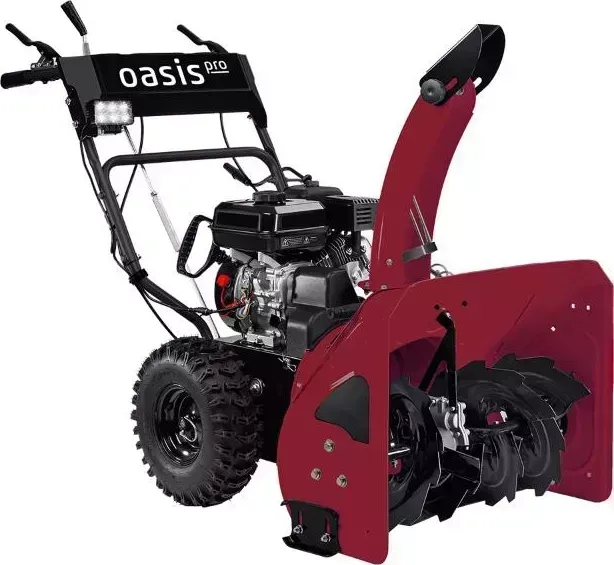 Снегоуборщик OASIS SM-7/61К Pro бордовый