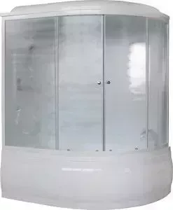 Душевая кабина Royal Bath 170х100х225 стекло шиншилла левая (RB170ALP-C-L)