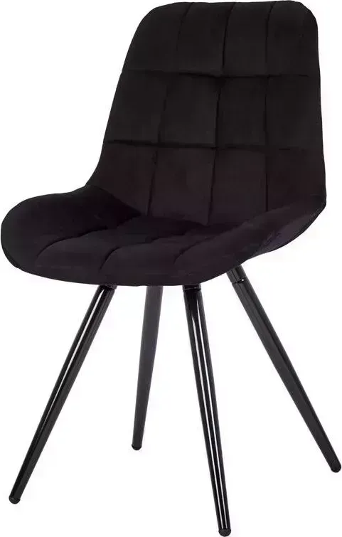 Стул POLINI Home Verona SM, черный-черный (2 кор.) обеденный (2
