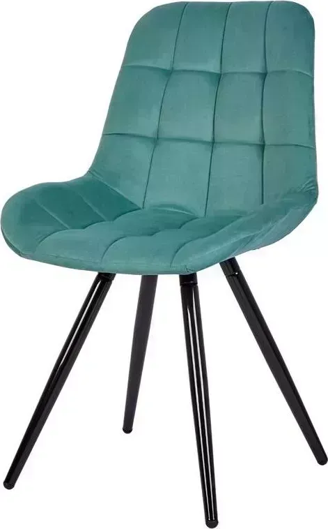 Стул POLINI Home Verona SM, мятный-черный (2 кор.) обеденный (2