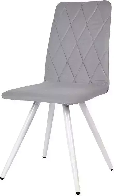 Стул POLINI Home Rio SM, светло-серый - белый (2 кор.) обеденный - (2