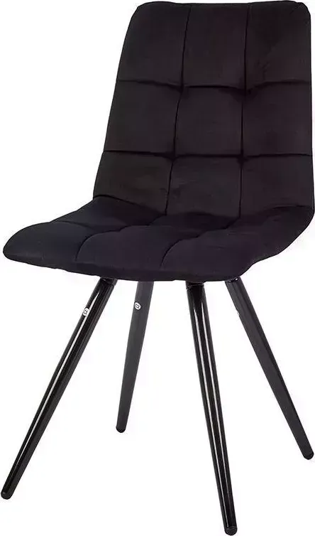 Стул POLINI Home Berlin SM, черный-черный (2 кор.) обеденный (2