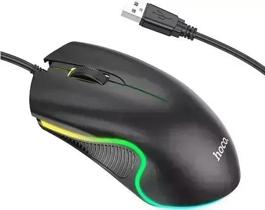 Мышь компьютерная HOCO (6931474784131) GM19 Black