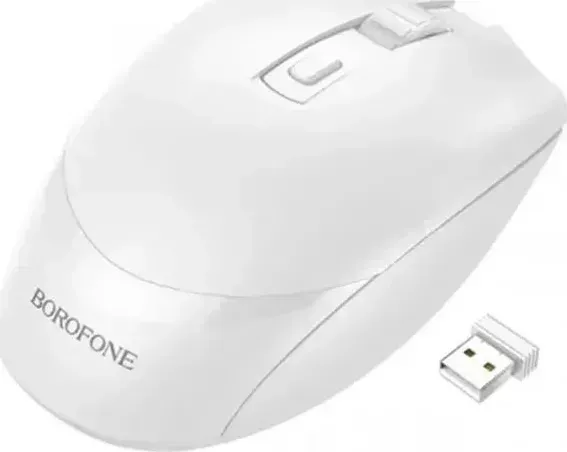 Мышь беспроводная BOROFONE (6974443389999) BG7 White - Bluetooth