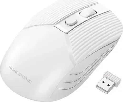 Мышь беспроводная BOROFONE (6974443383003) BG5 White - Bluetooth