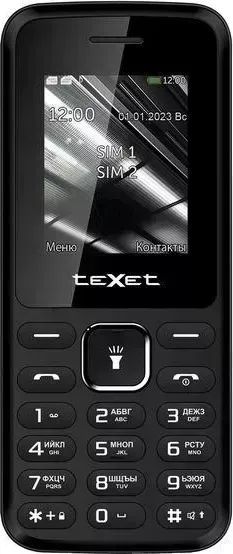 Смартфон TEXET ТМ-118 Черный (127212) Телефон мобильный