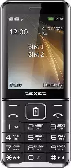 Смартфон TEXET TM-D421 черный (127123) Телефон мобильный