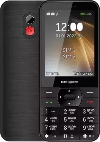 Смартфон TEXET TM-423 Черный (127119) Телефон мобильный