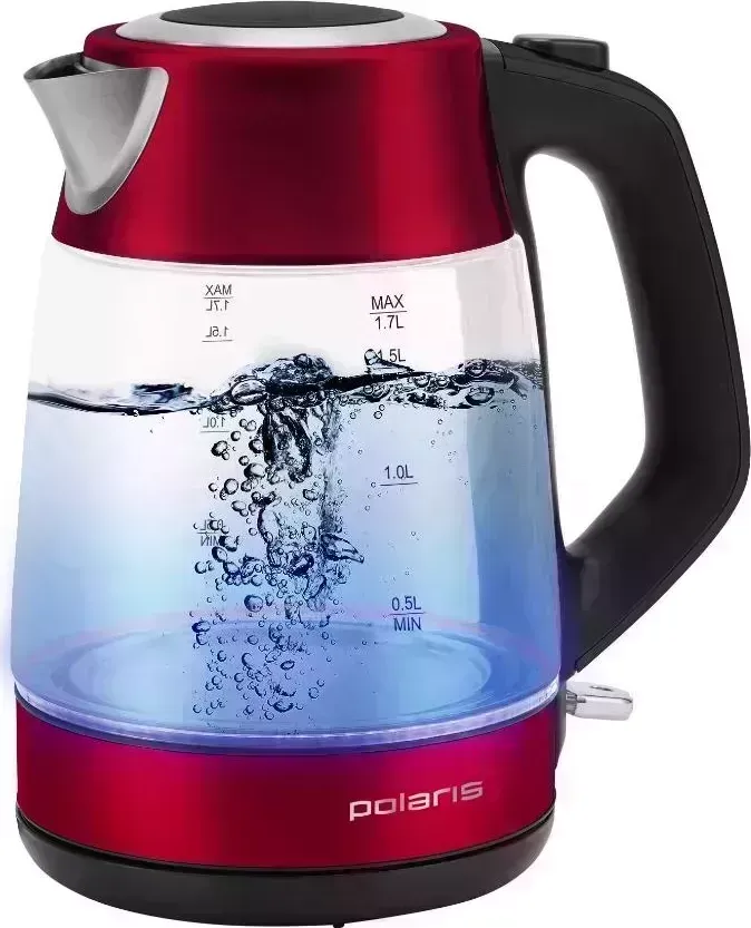 Чайник электрический POLARIS PWK-1760-СGL красный