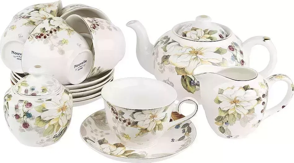 Чайный набор NOUVELLE HOME 15пр. "Шиповник" (6 персон) v=300мл. 1270684