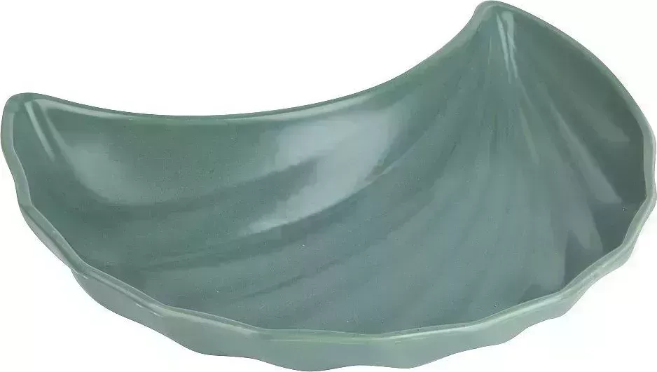 Тарелка NOUVELLE HOME фигурная "Fresh Taste. Dark green" 23х13х4см 1730290