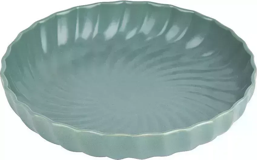 Тарелка NOUVELLE HOME "Fresh Taste.Dark green" d=21см h=4см 1730284