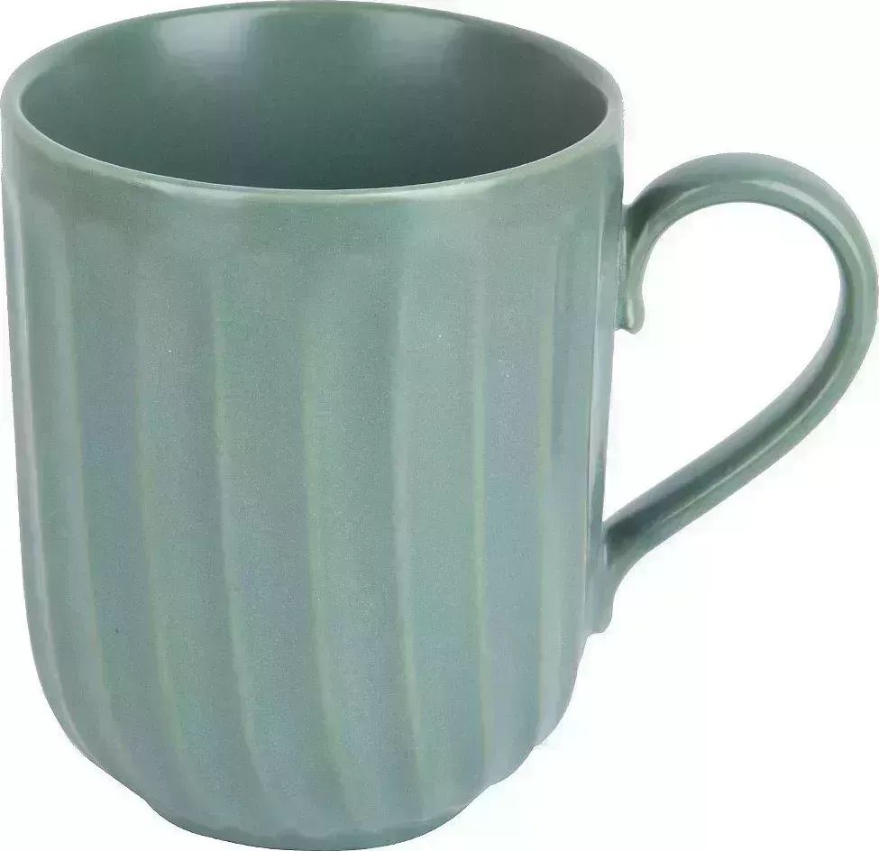 Кружка NOUVELLE HOME "Fresh Taste. Dark green" v=340мл 1730288