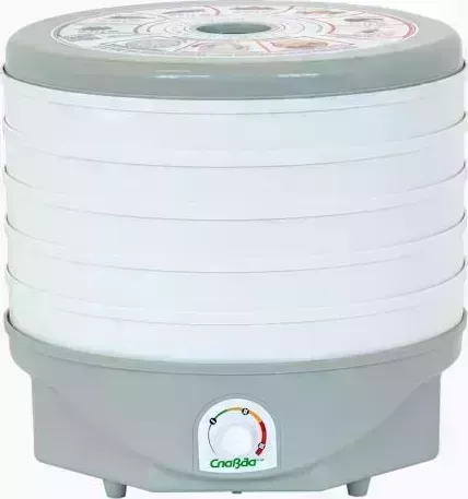 Сушилка для овощей и фруктов СЛАВДА DVH37 - 500/5 (G) белый/серый