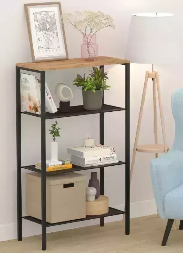 Стеллаж ЗМИ "ТОРОНТО 24" (TORONTO 24 Shelf rack) черный СТТ24 Ч